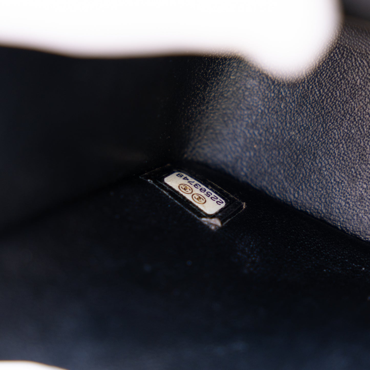 Chanel 2016 Mini Square in Black Lambskin Chevron with Silver Hardware