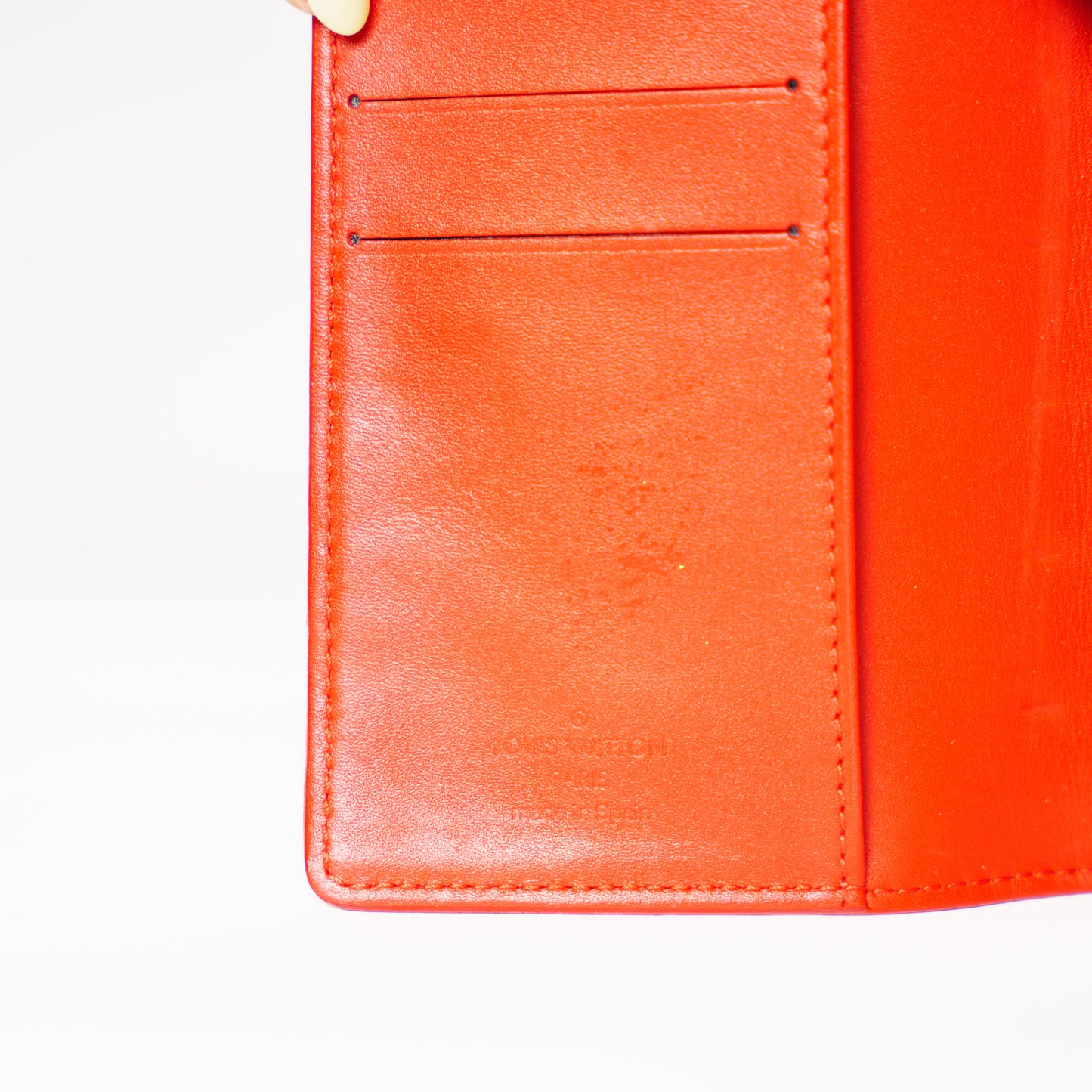 Louis Vuitton 2001 Agenda PM in Red Vernis Leather CA1001