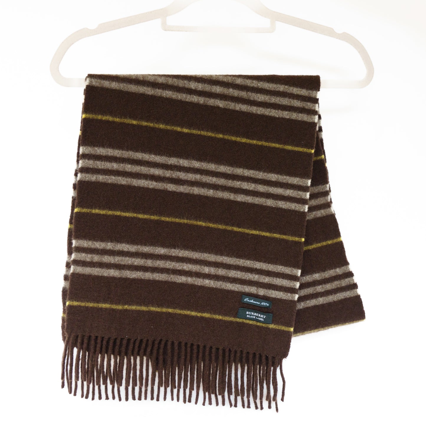 Burberry Brown Scarf in Chocolate Brown