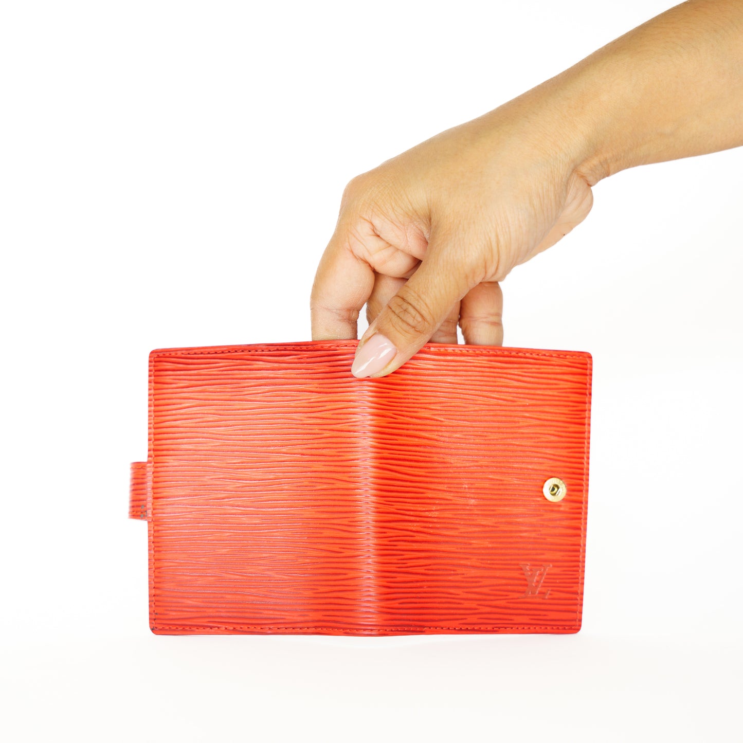 Louis Vuitton Red Epi Card Holder in Red 221025B94