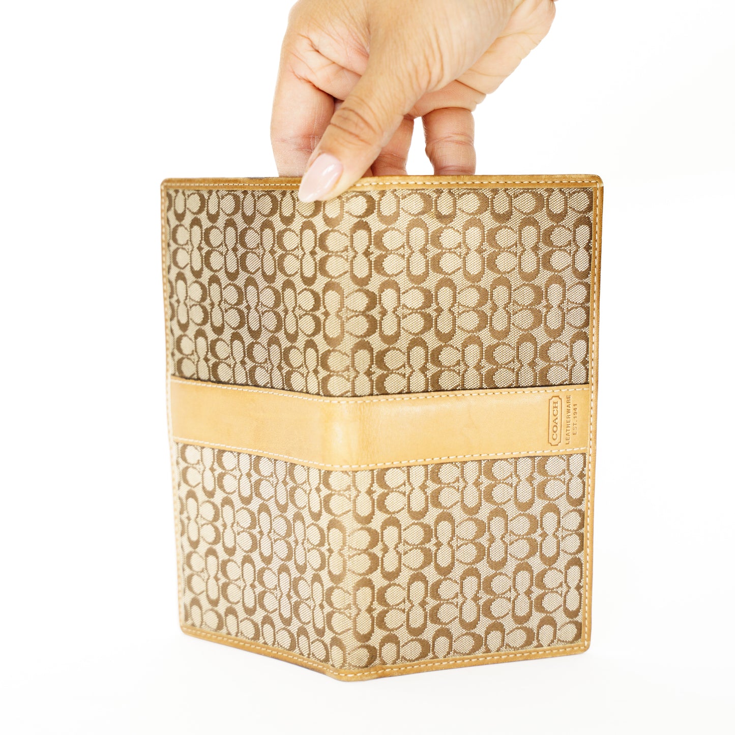 Coach Bifold Long Wallet in Light Brown