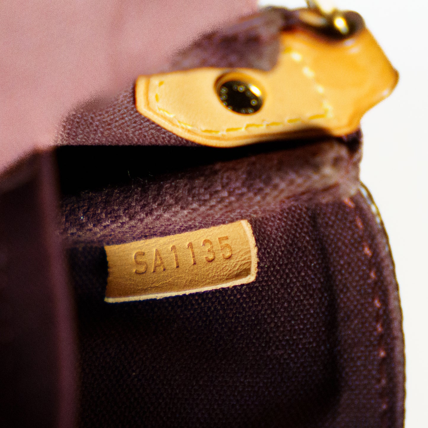 Louis Vuitton 2015 Monogram Favorite PM Clutch Chain Crossbody Bag SA1135