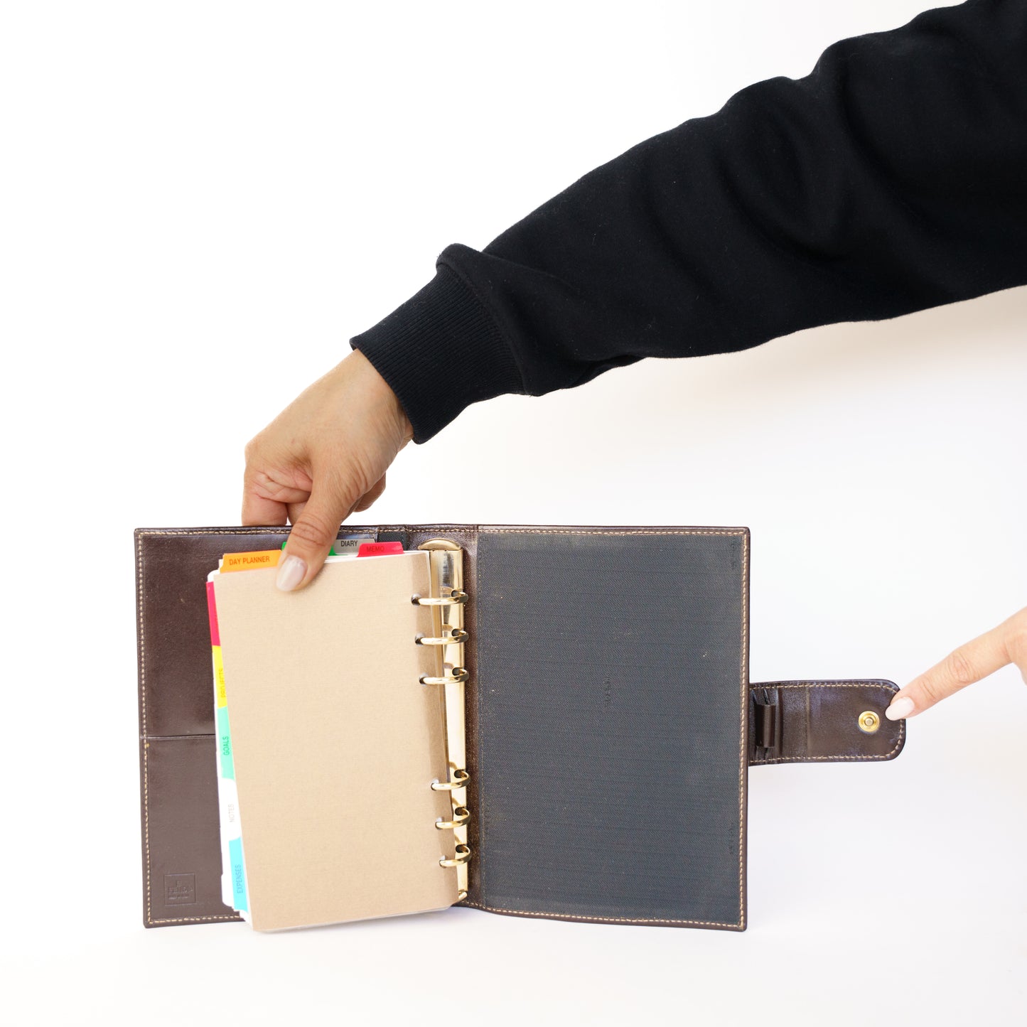 Fendi Agenda Planner Cover Medium in Brown Zucca Print 290126B10