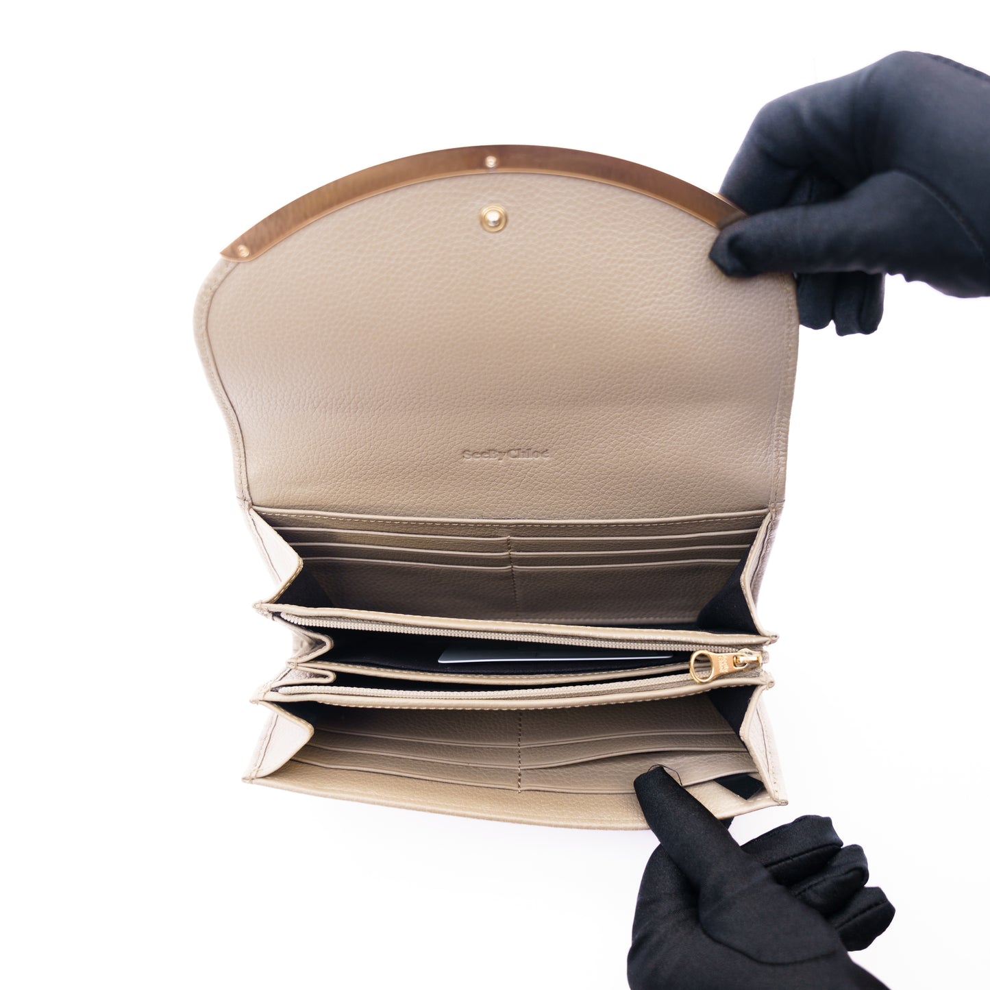 See By Chloe Long Leather Purse 211124B96