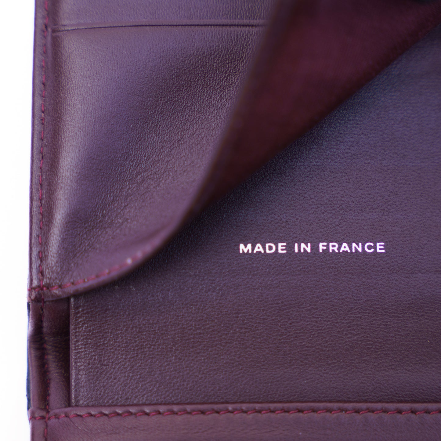 Chanel Compact Trifold Purse in Black Lambskin Leather