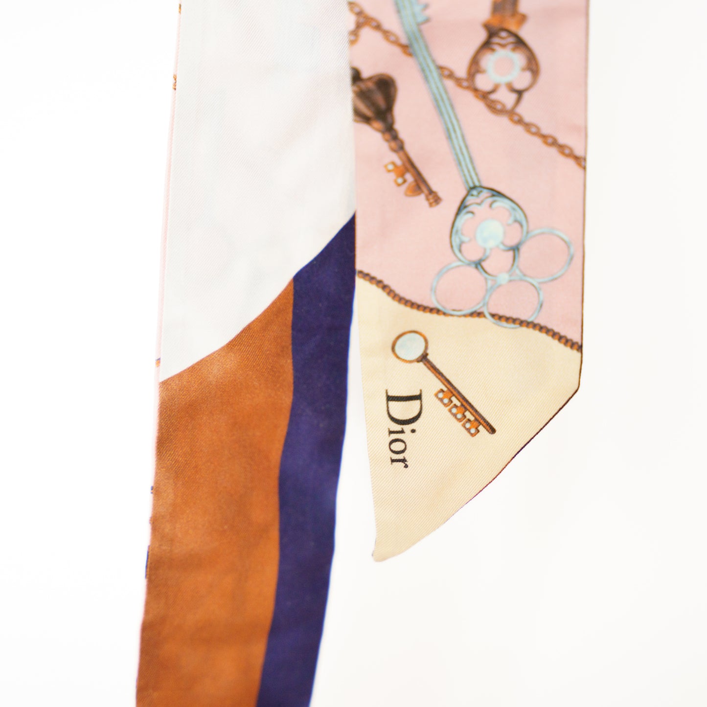 Dior Twilly in Key Prints Pink Brown