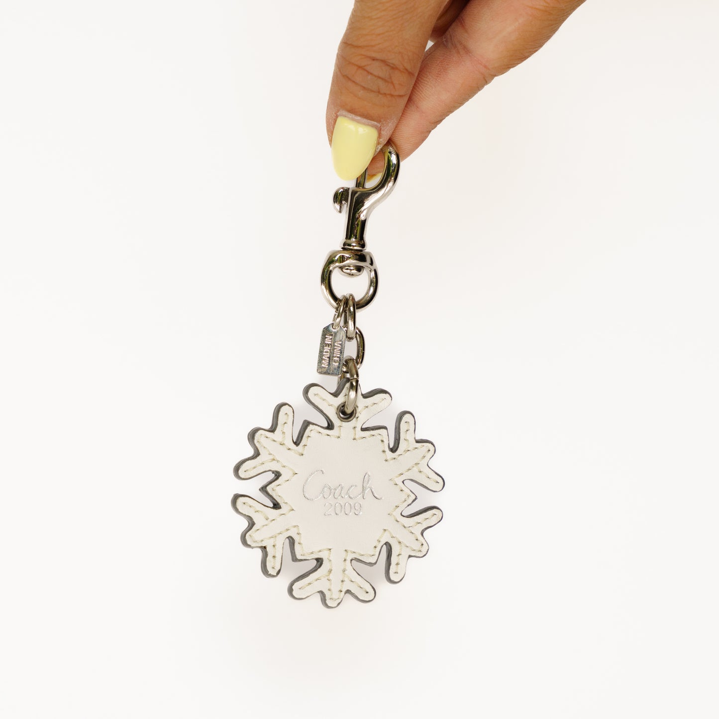 Coach Snowflake Bag Charm 2009 110925B324