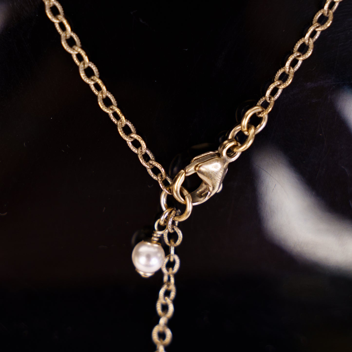 Chanel Camellia Pearl Pendant Necklace