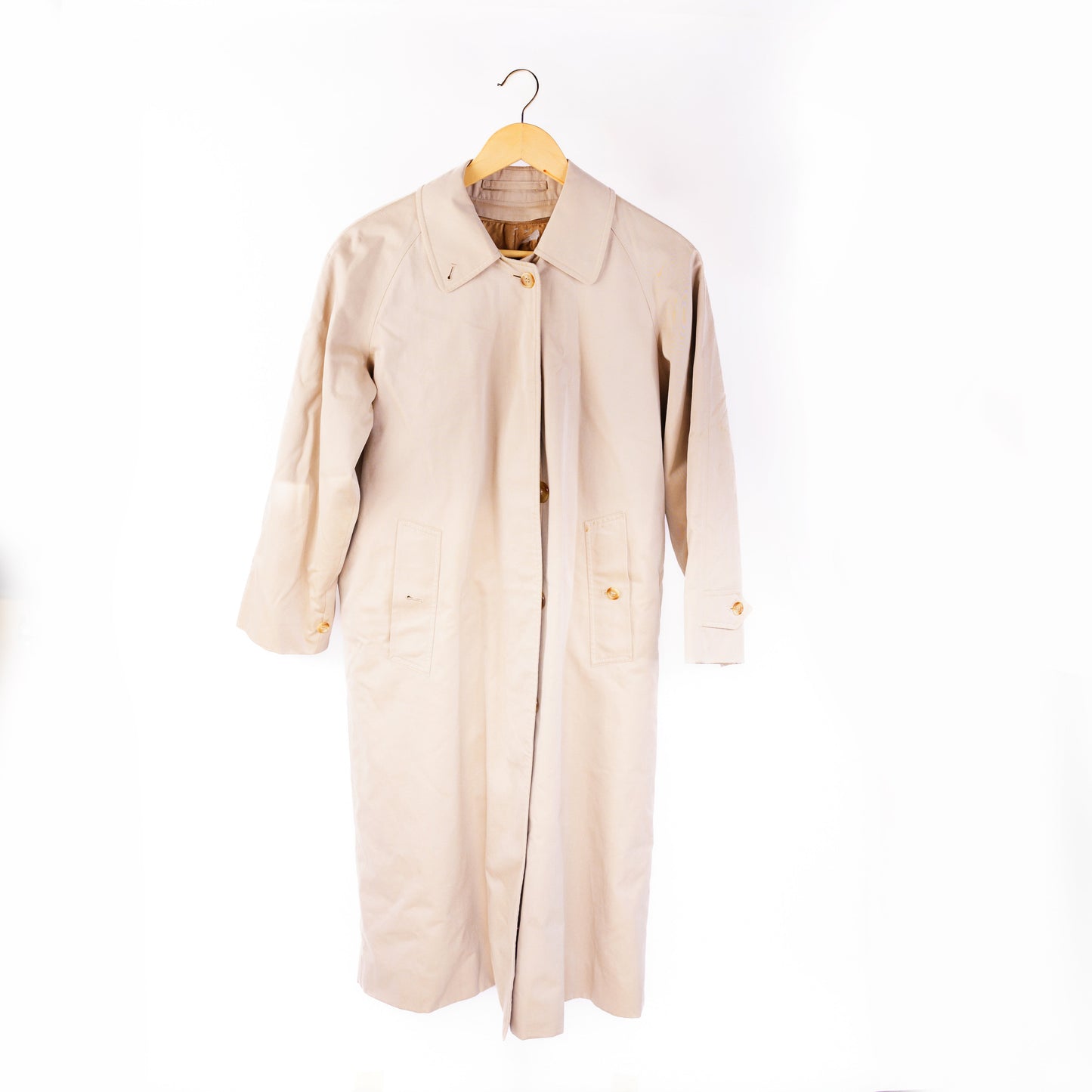 Burberry Mac Trench Coat in Burberry Beige House Check