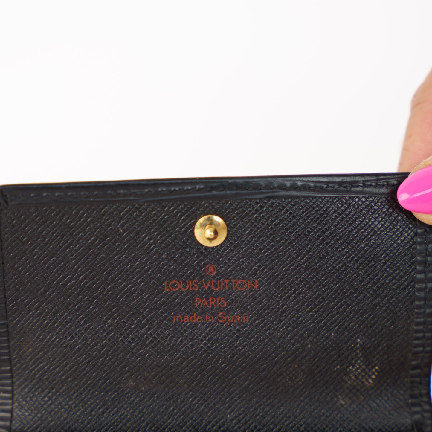 Louis Vuitton 6 Key Holde in Black Epi Leather CA0060 120226B14