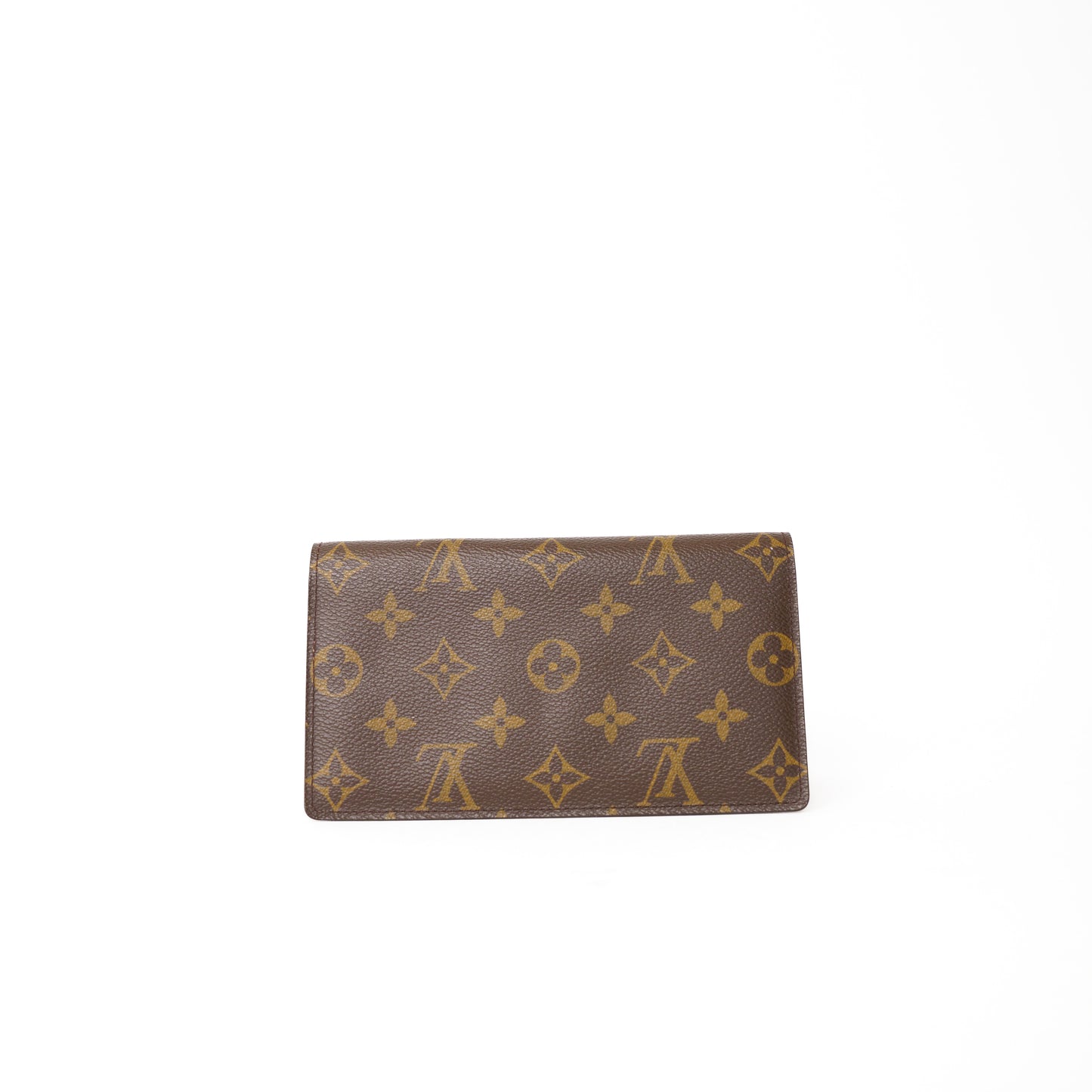 Louis Vuitton Passport Holder Bifold Long Wallet in Monogram 160126B27