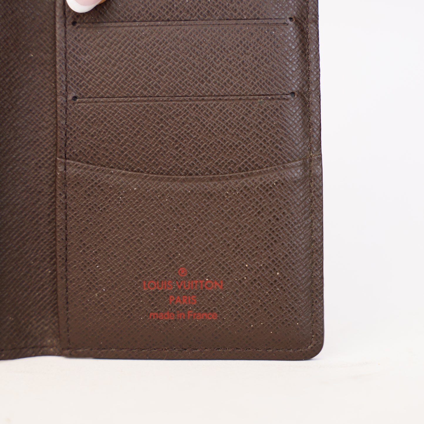 Louis Vuitton Pocket Organizer Damier Ebene RRP £310 160326J19