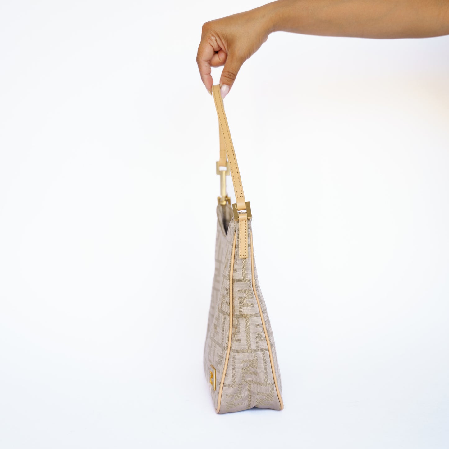 Fendi Zucca Canvas Shoulder Bag 160726S01
