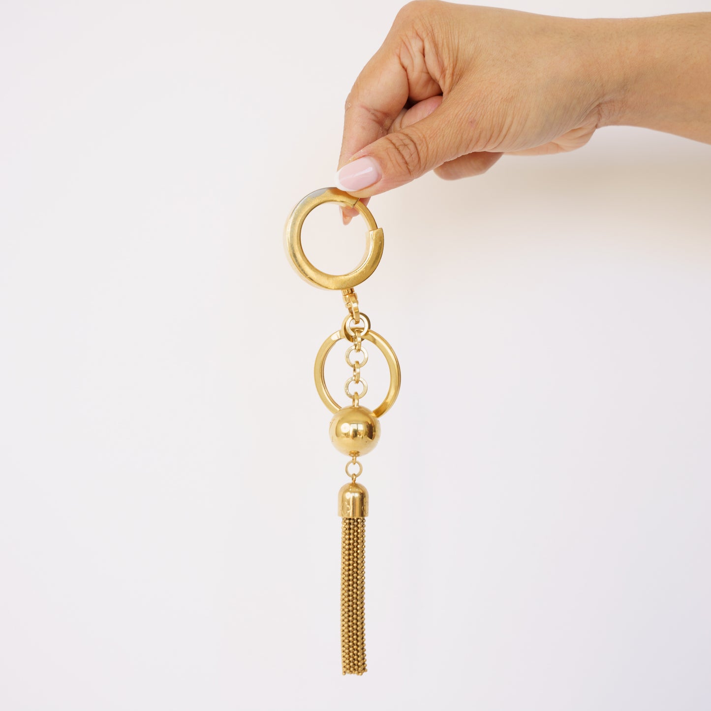 Louis Vuitton Porte Cles Swing Tassel Bag Charm Key Ring Gold 190326D75