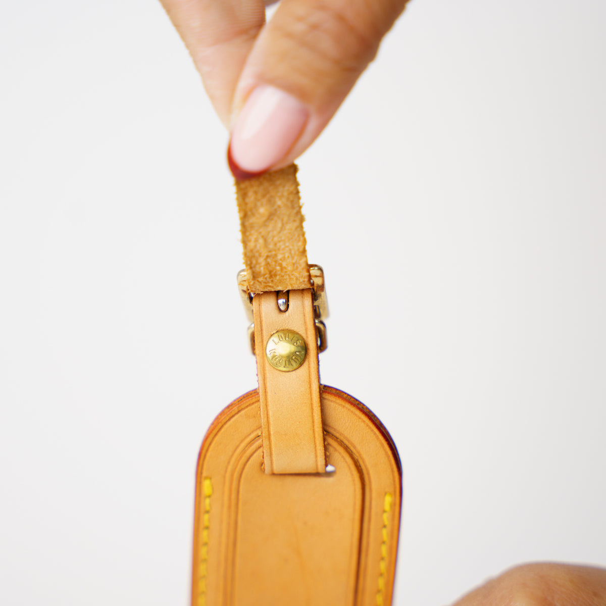 Louis Vuitton Small Leather Luggage Tag 201026J13