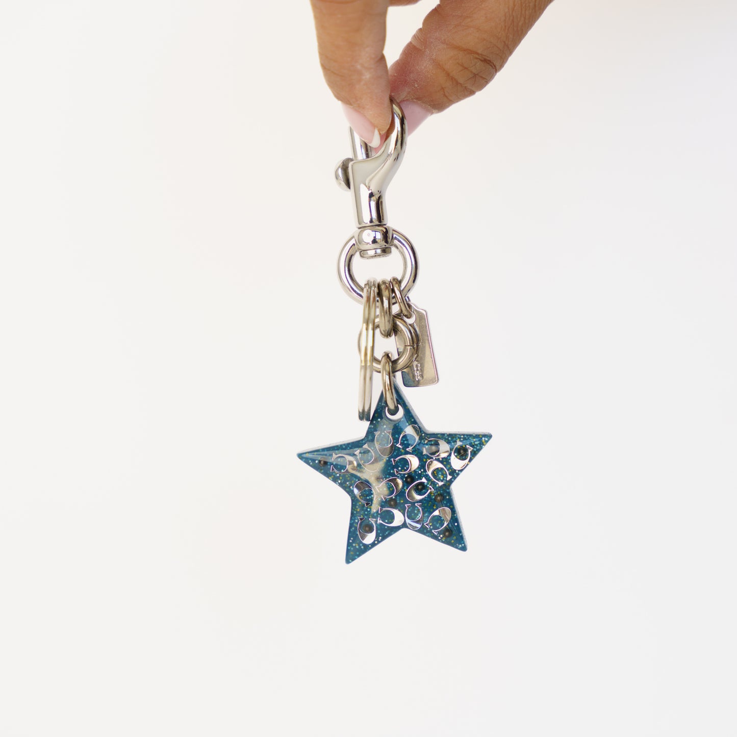 Coach Star Bag Charm in Blue 230426A11