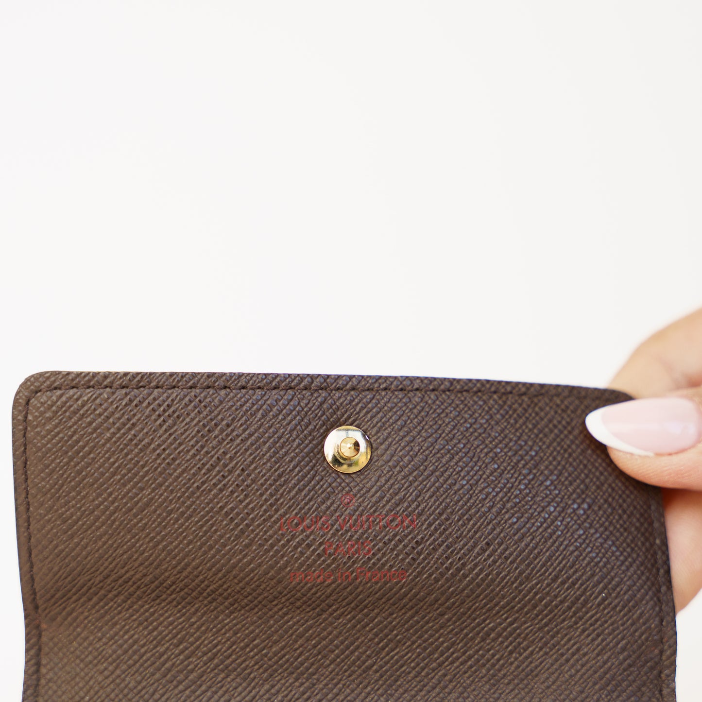 Louis Vuitton 4 Key Holder in Damier Ebene 230426A10