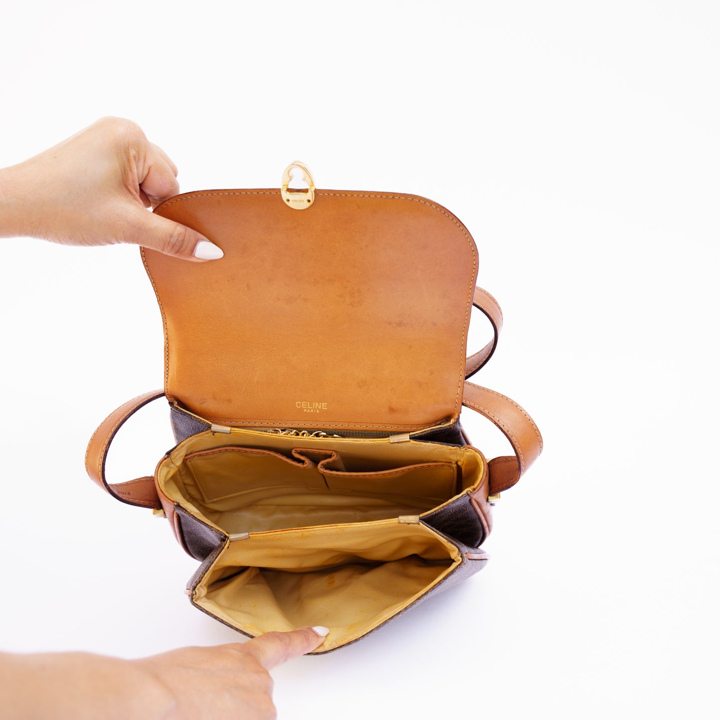 Celine Brown Macadam Crossbody 280526L08