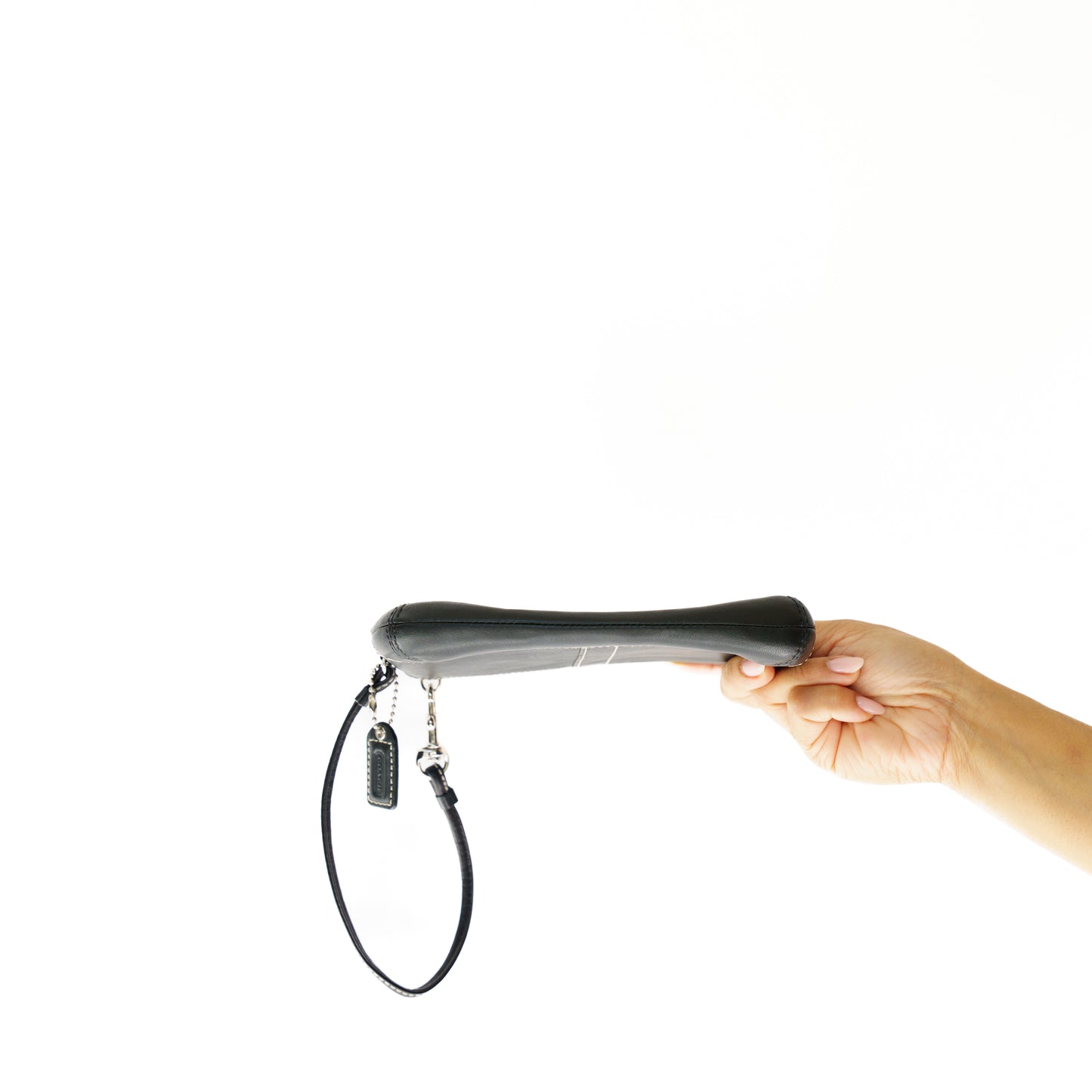 Coach Small Clutch in Black Leather