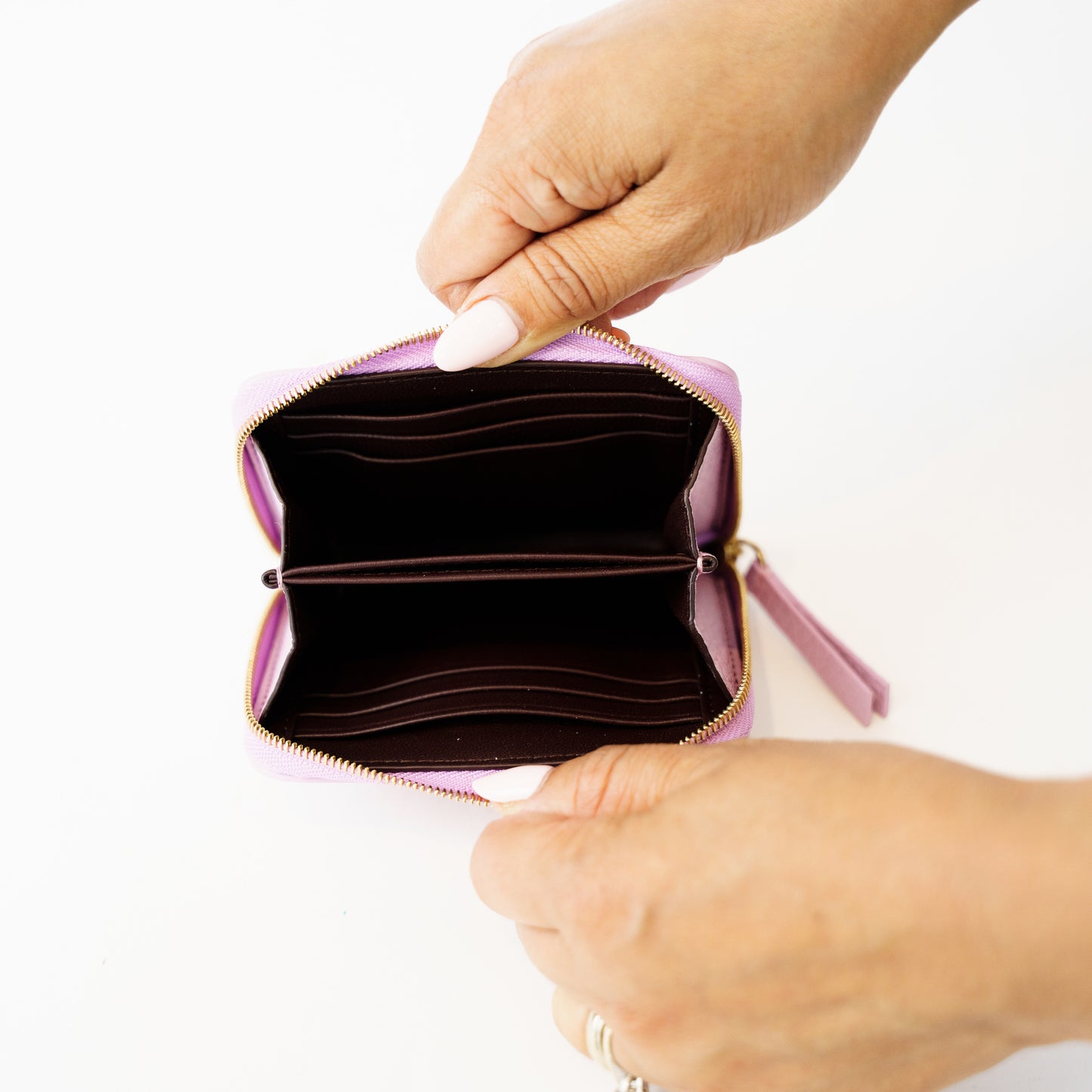 Mulberry Mini Zippy Wallet Light Purple