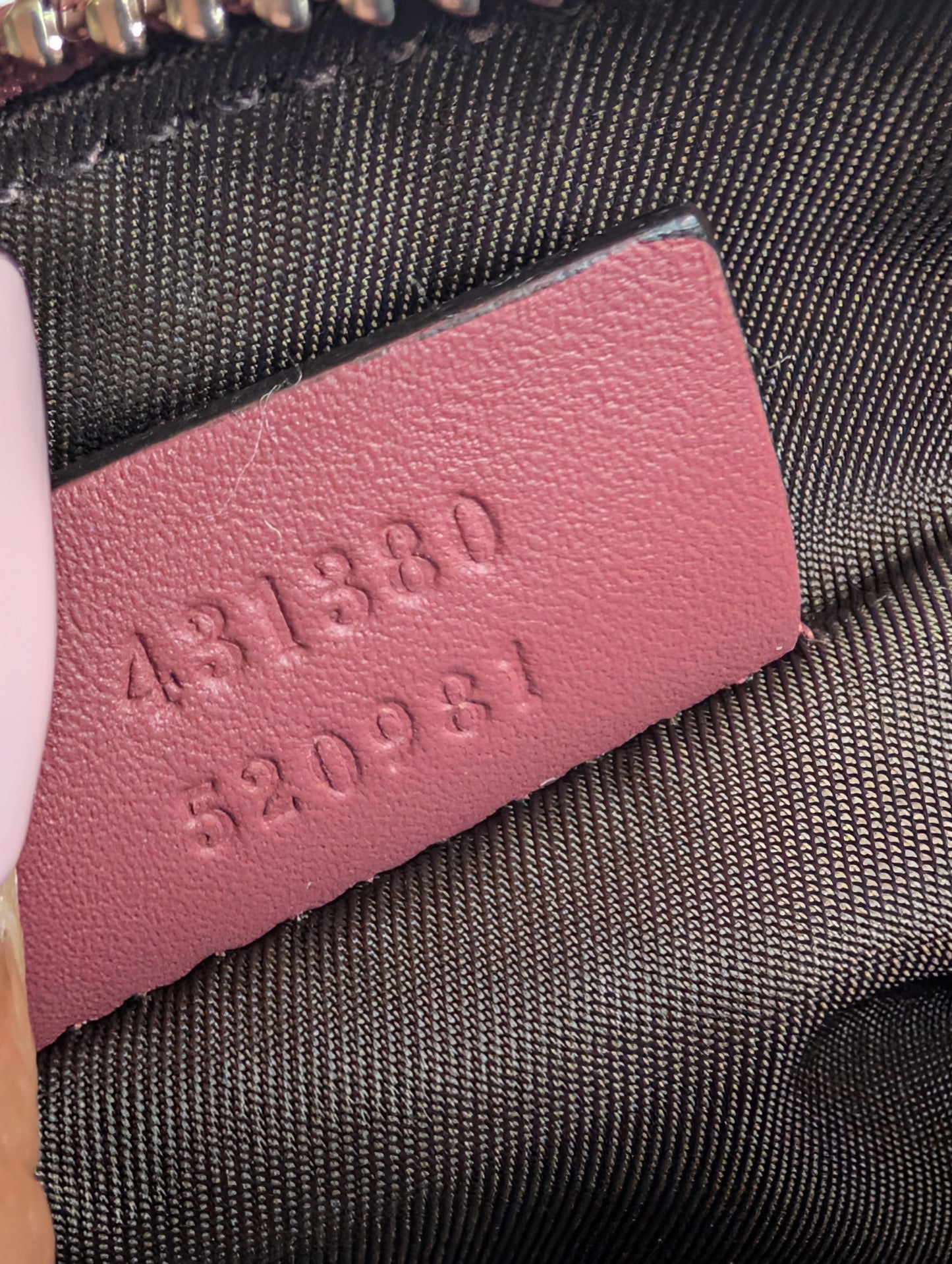 Gucci Flower Blooms in Pink Cosmetic Pouch