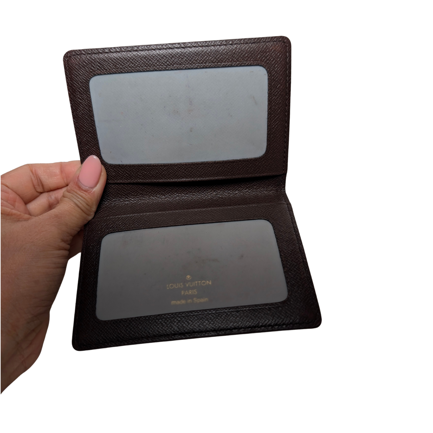 Louis Vuitton ID Card Holder Porte Carte Vertical in Monogram Canvas 101225B98