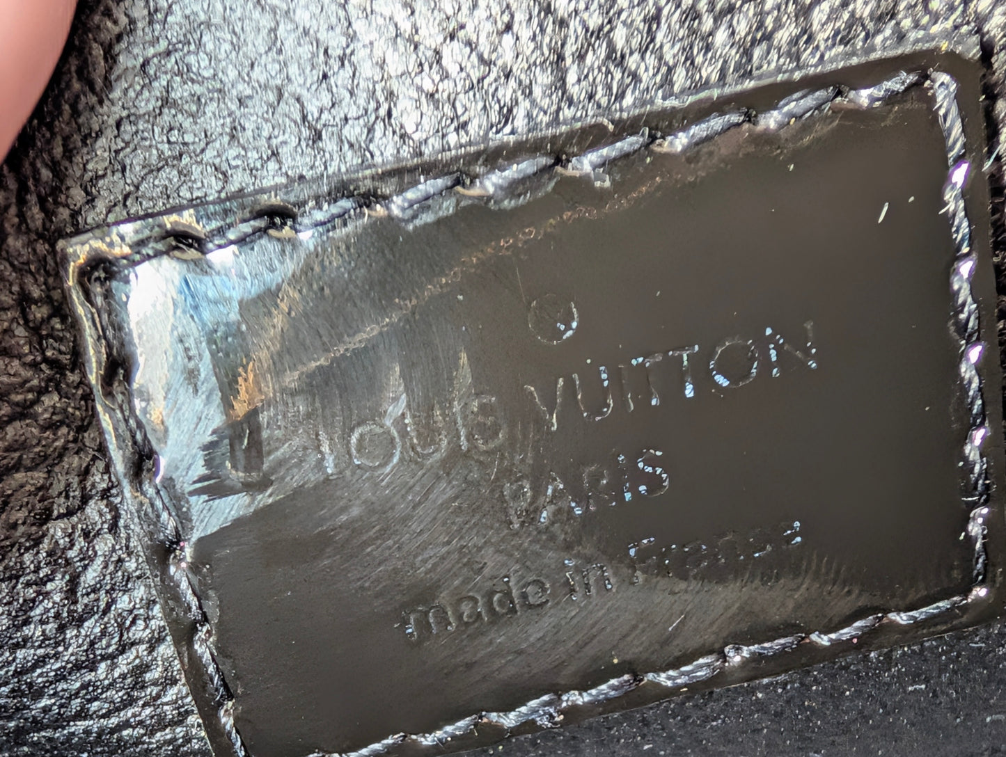 Louis Vuitton 2013 Cosmetic Pouch PM in Black Epi Leather SR1103