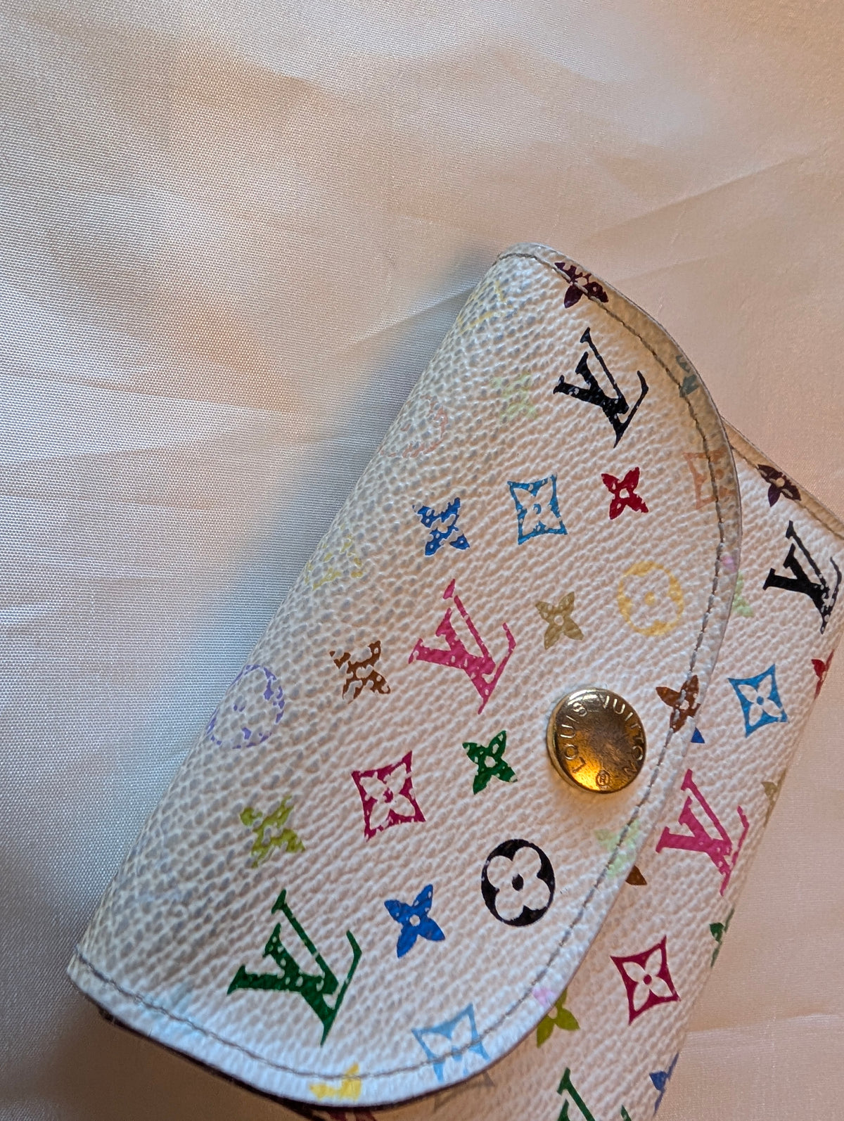 Louis Vuitton Rosalie Takashi Murakami in White Multicolor 201026F09