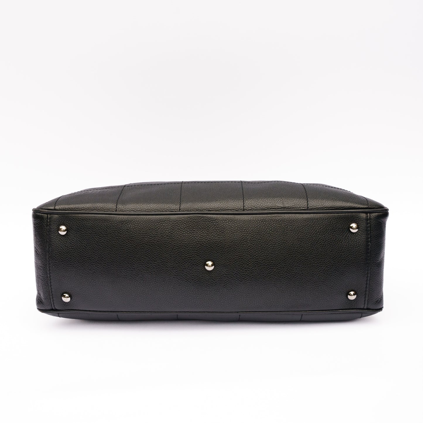 Chanel Chocolate Bar Bag in Black Caviar