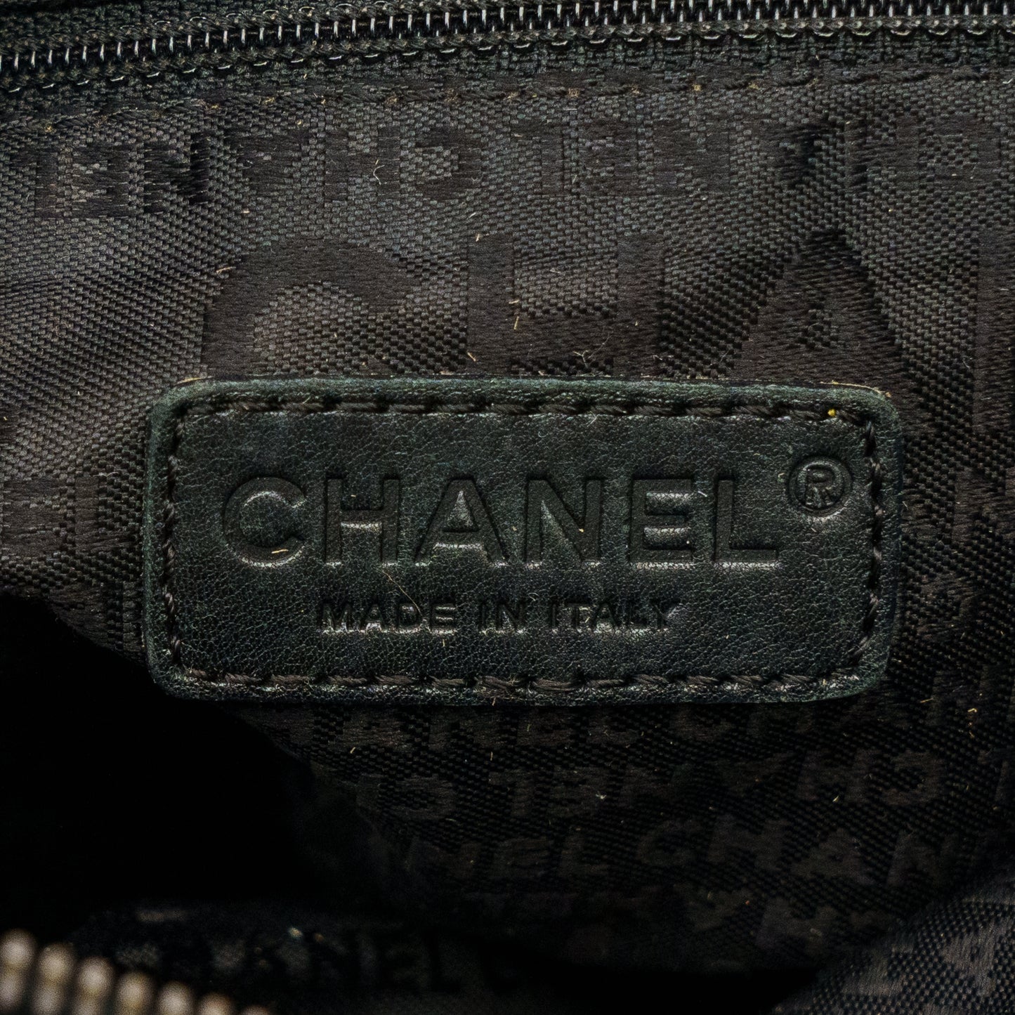 Chanel Chocolate Bar Bag in Black Caviar