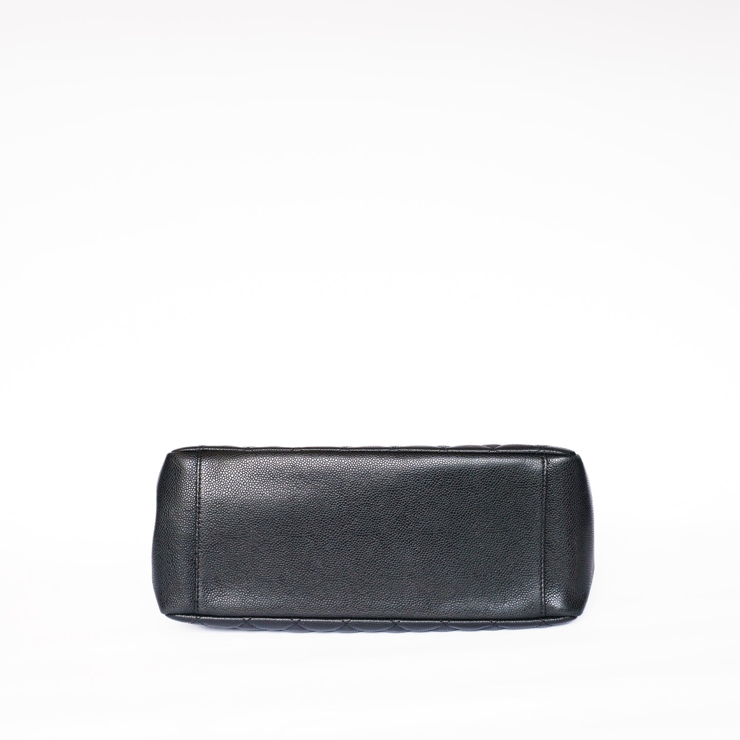 Chanel Black GST Grand Shopping Tote in Caviar Leather with Gold Hardware