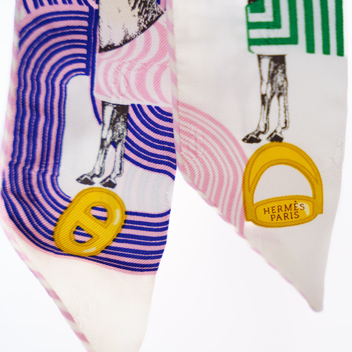 Hermes Twilly White Multicolor 2
