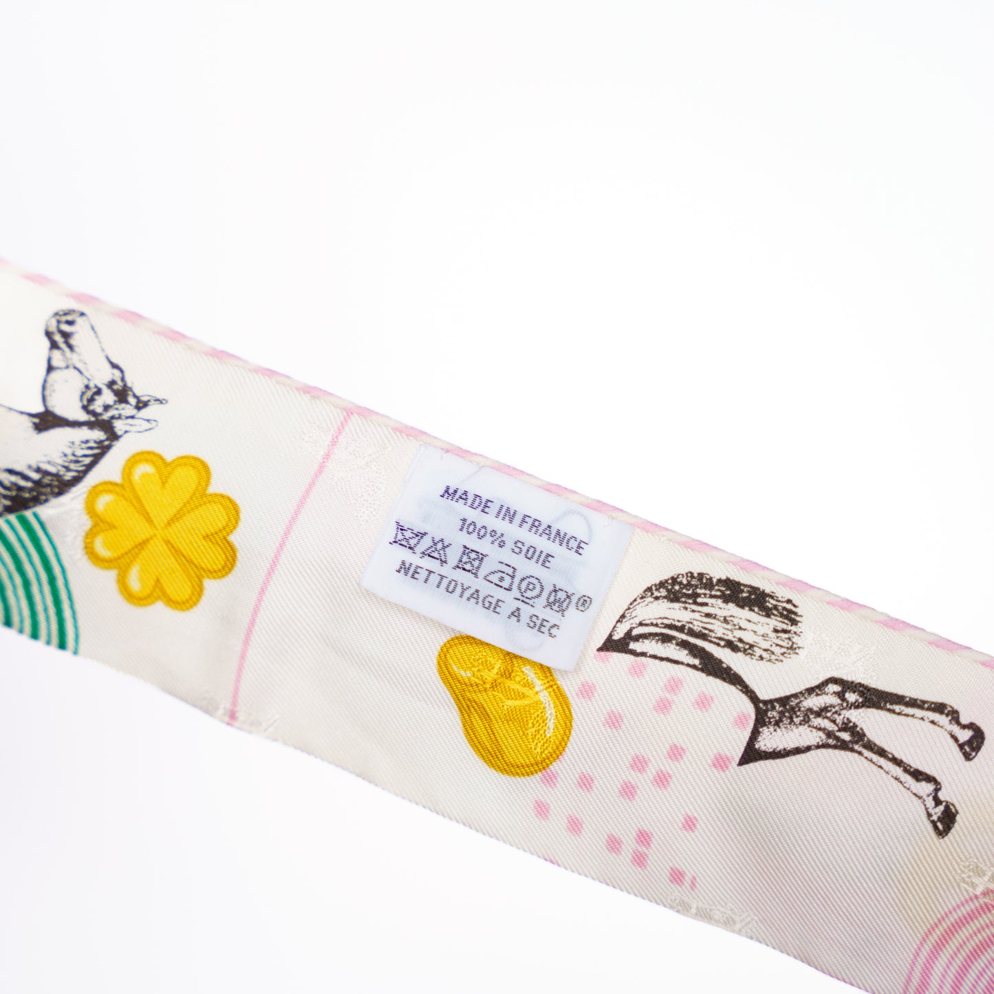 Hermes Twilly White Multicolor 2