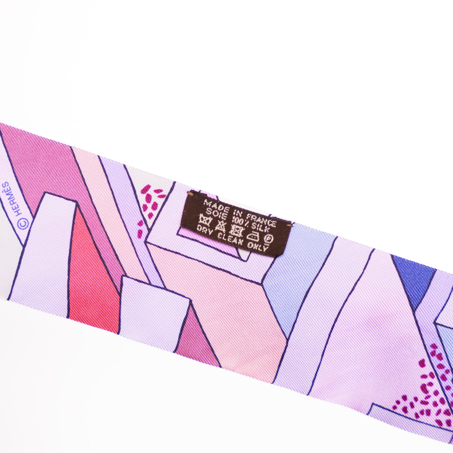 Hermes Twilly White Multicolour