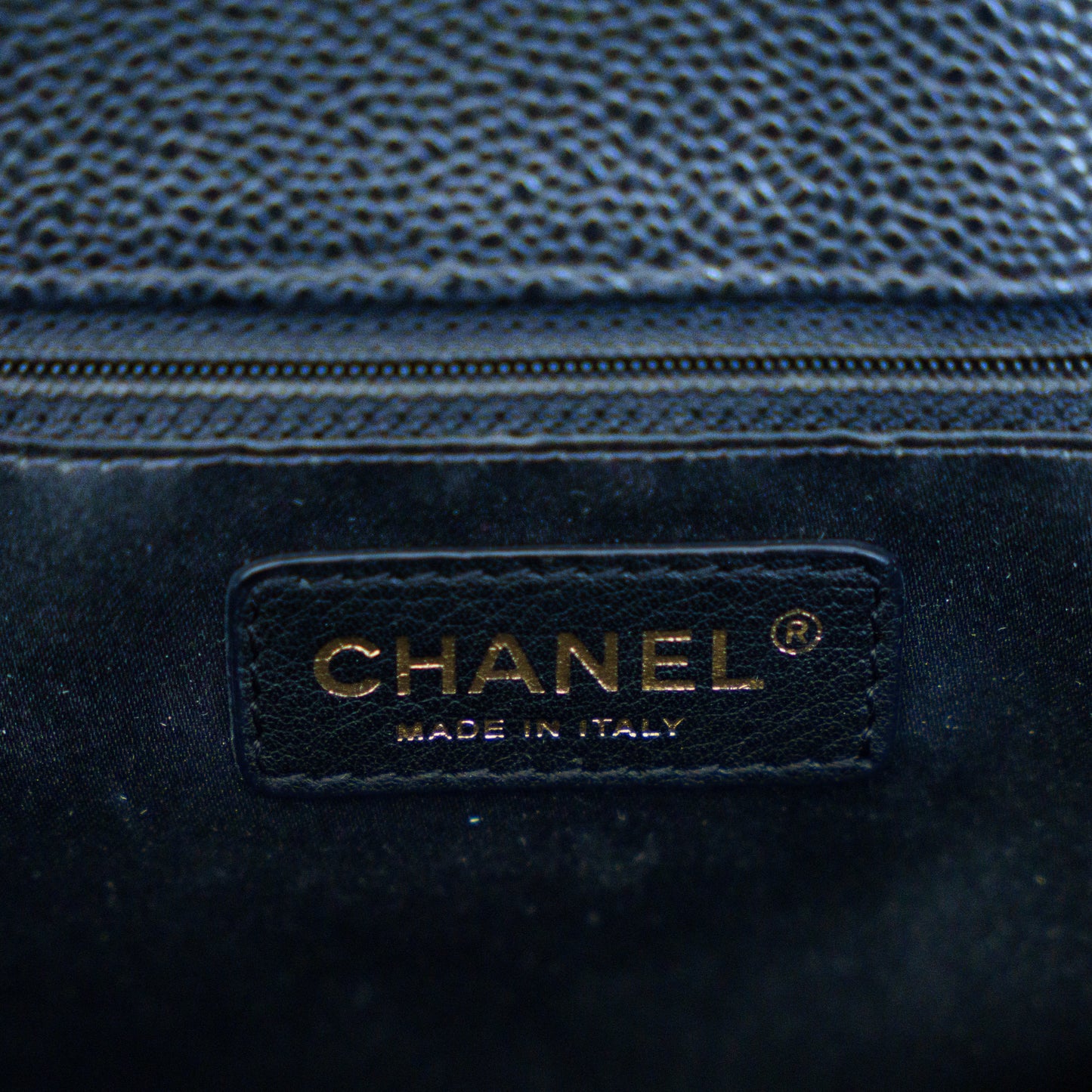 Chanel Black GST Grand Shopping Tote in Caviar Leather with Gold Hardware