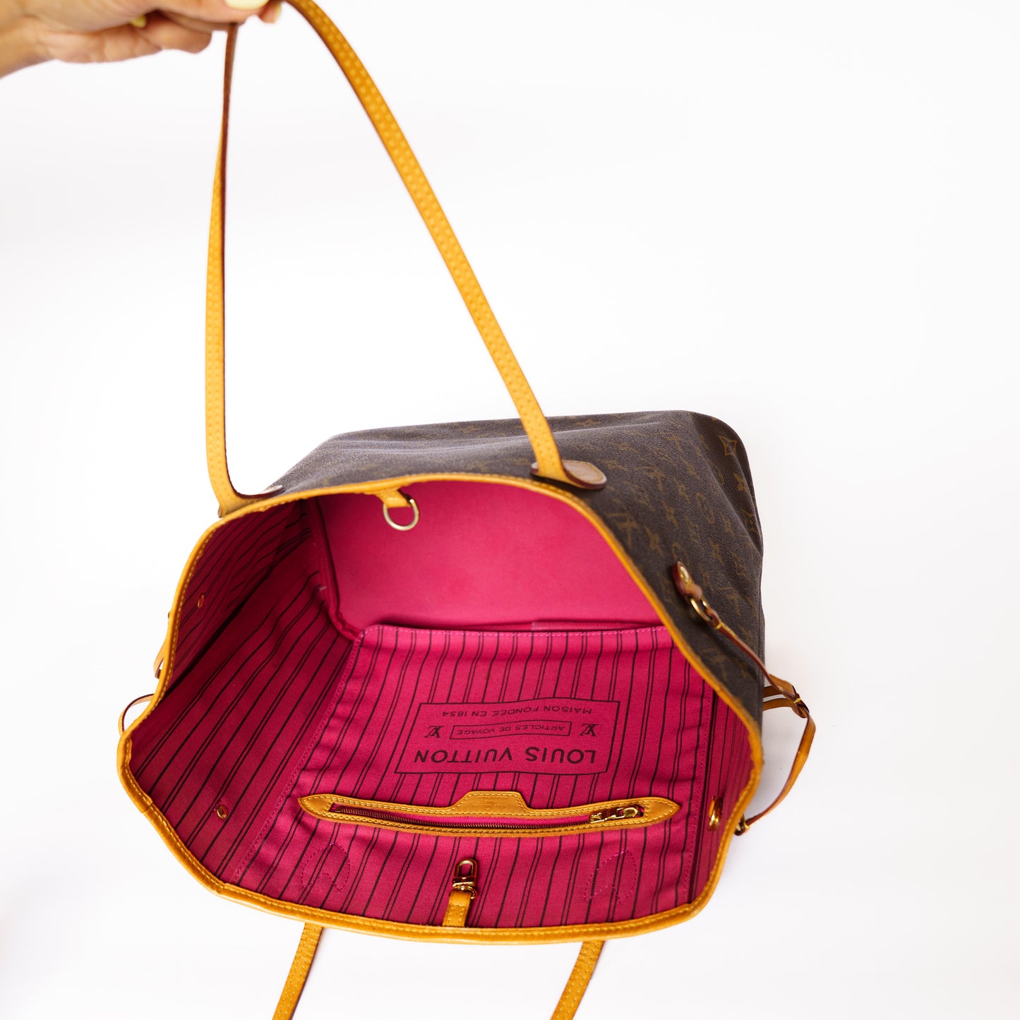 Louis Vuitton Monogram Neverfull MM Pivoine SR4164