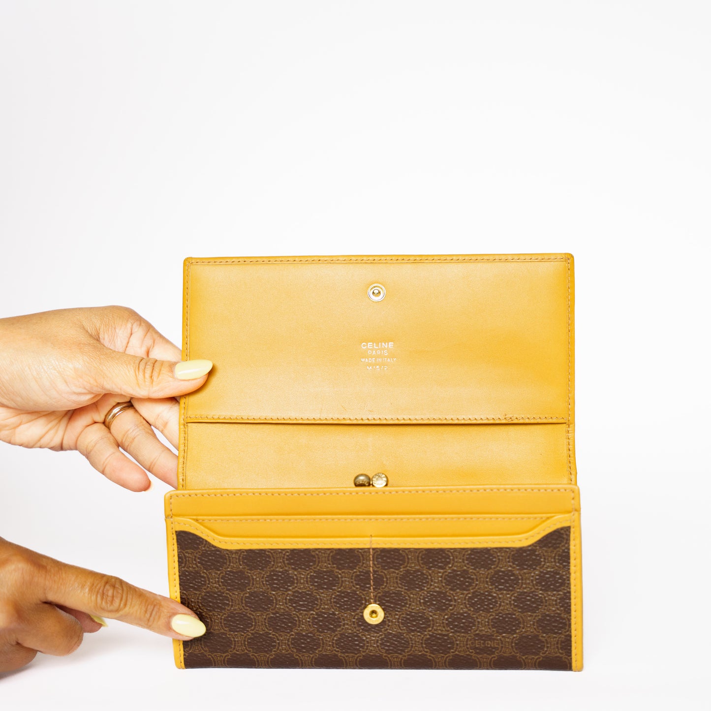 Celine Brown Macadam Wallet 010925B276