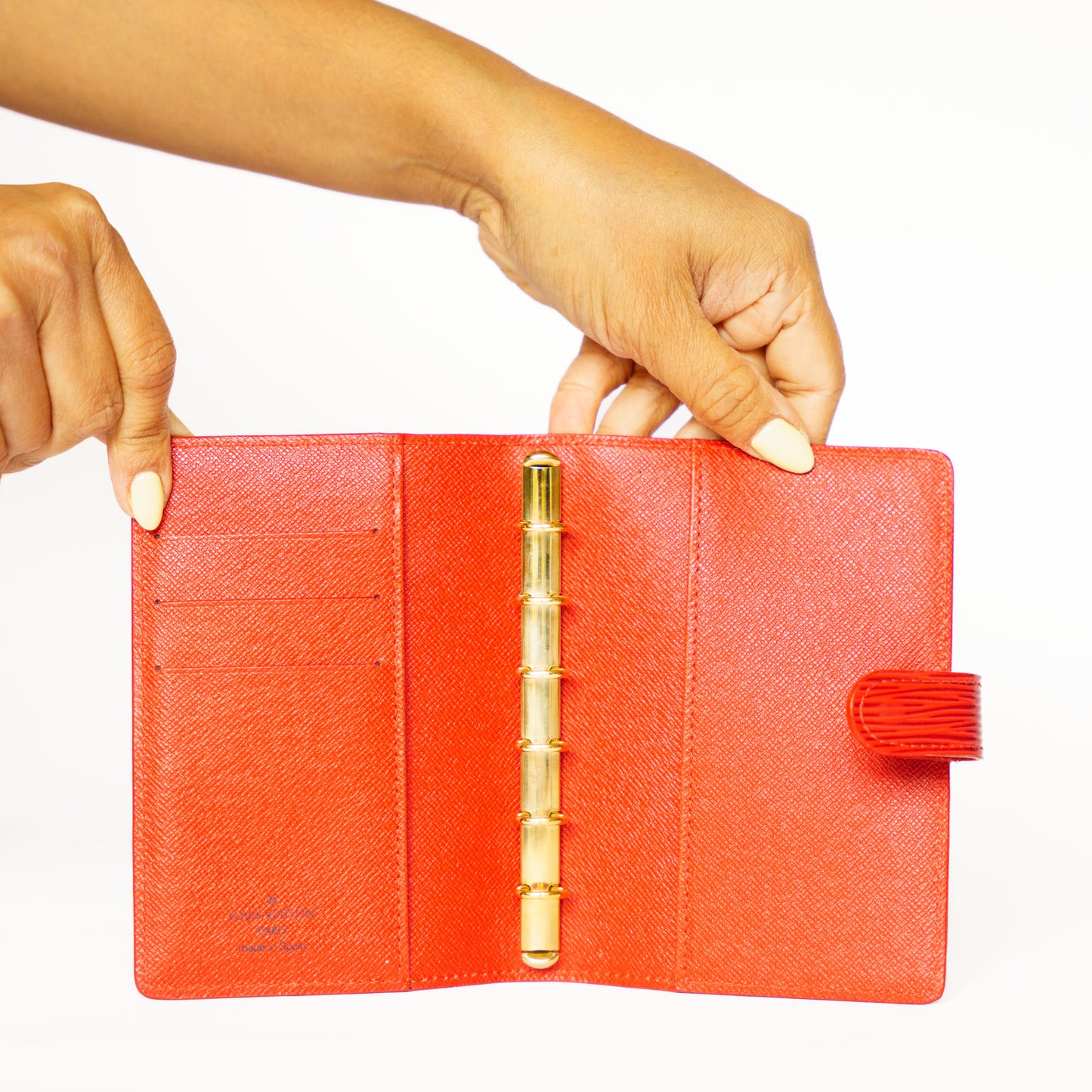 Louis Vuitton 2004 Agenda Pm in Red Epi Leather CA0064 241125B25