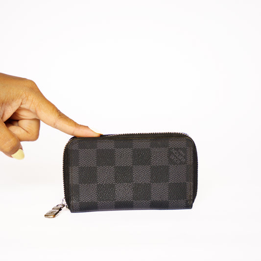 Louis Vuitton Zippy Coin Purse in Damier Graphite