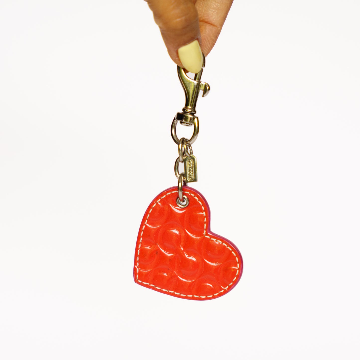 Coach Heart Key Bag Charm Year  2009 010925B324