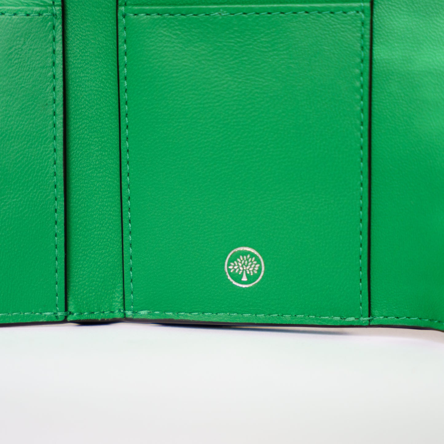 Mulberry Green Compact Trifold  Wallet