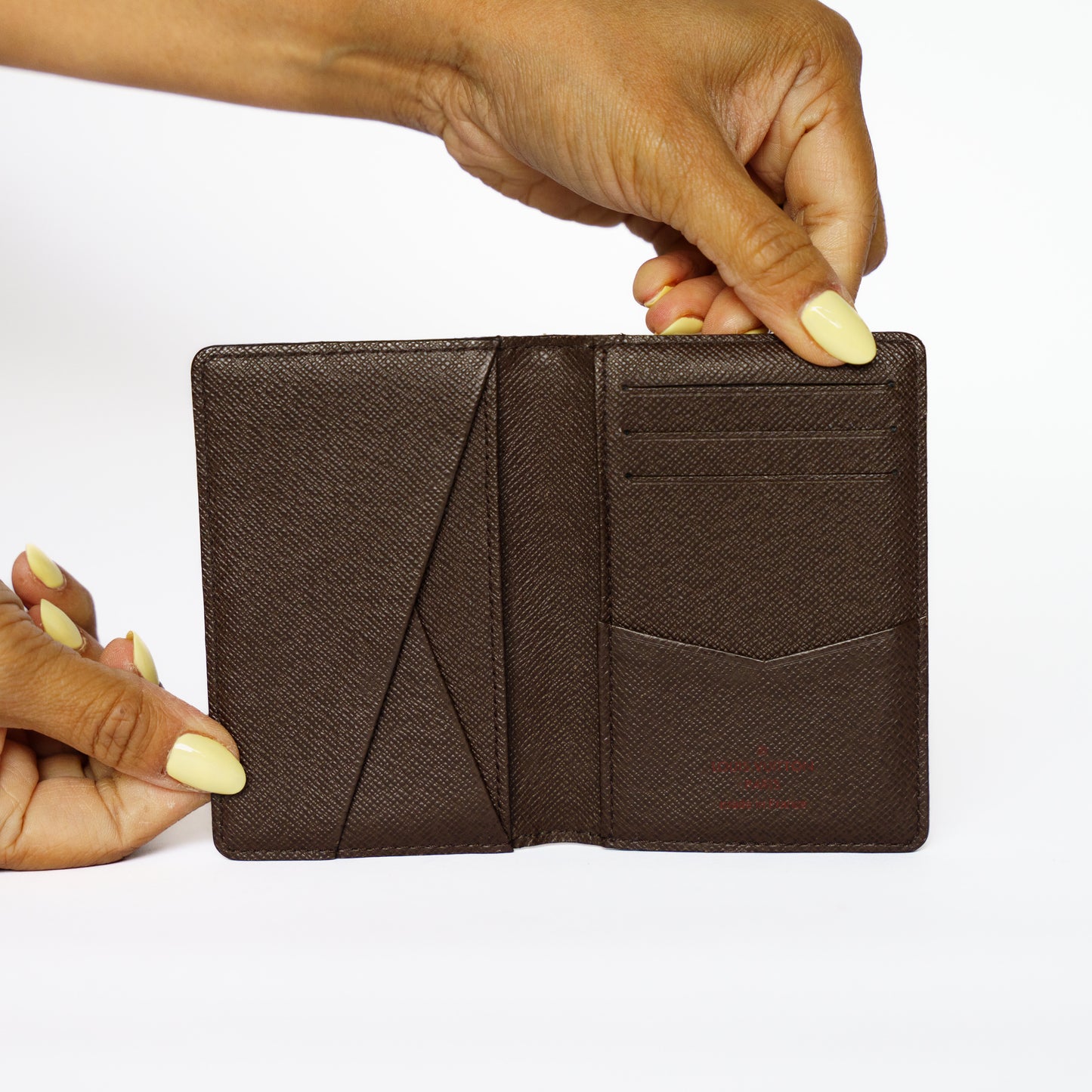 Louis Vuitton Pocket Organiser in Damier Ebene