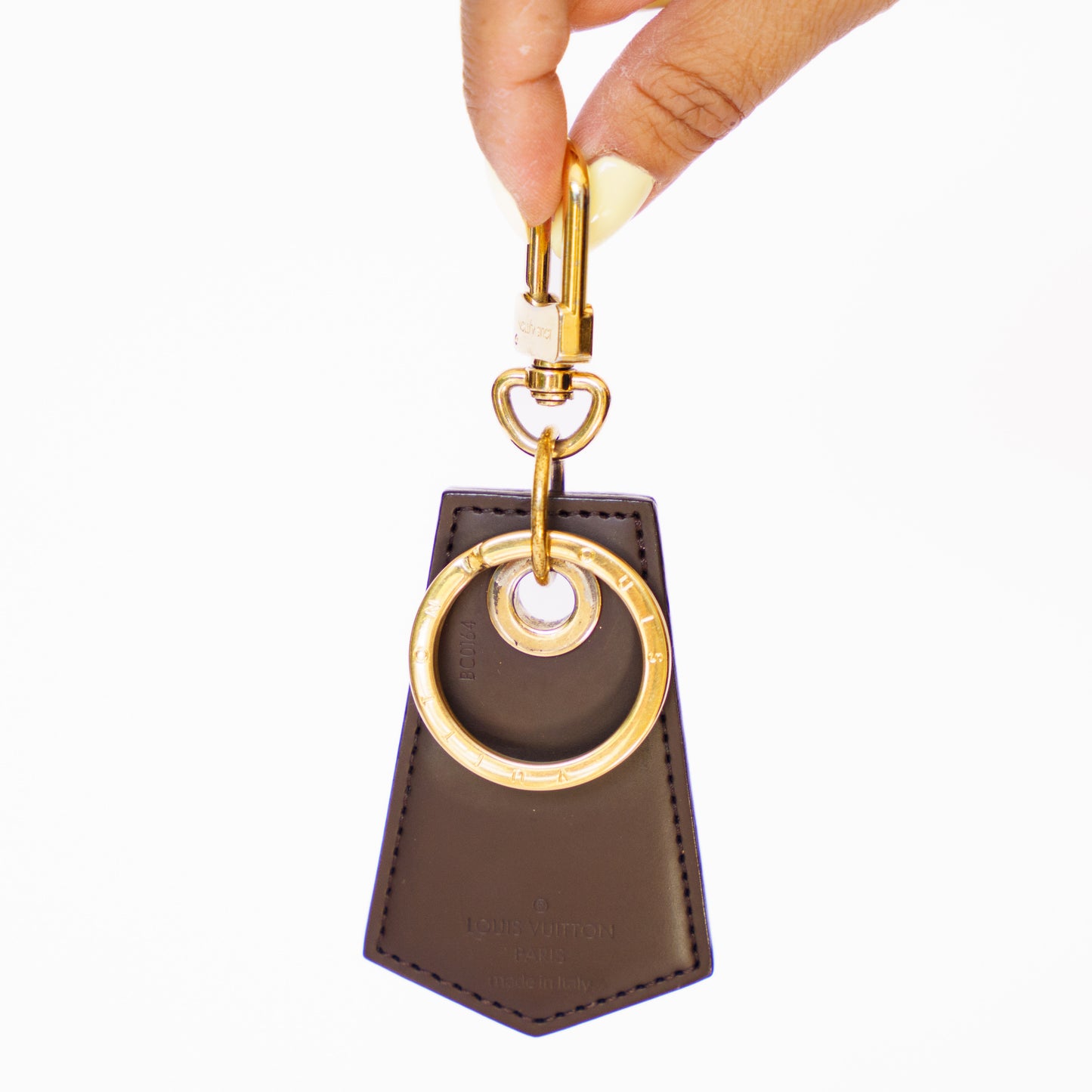Louis Vuitton Bag Charm in Damier Ebene