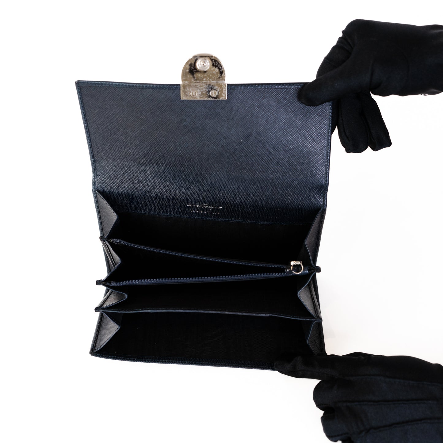 Salvatore Ferragamo Wallet with added Chain