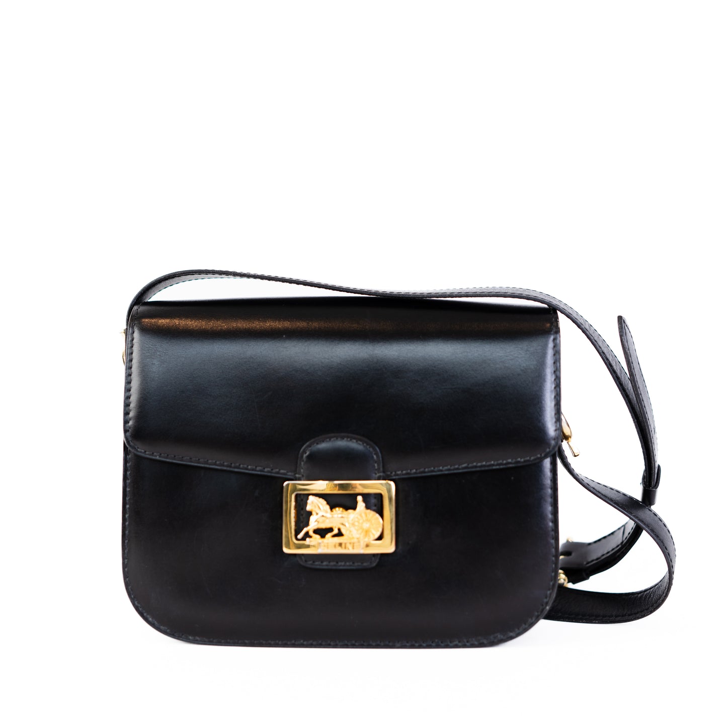 Celine Black Vintage Box Bag