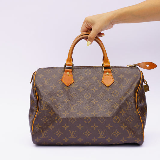 Louis Vuitton 1992 Monogram Speedy 30 in Monogram Canvas VI0942