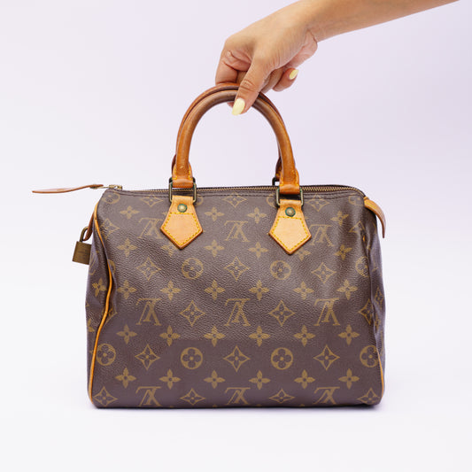 Louis Vuitton 1987 Monogram Speedy 25 MI874