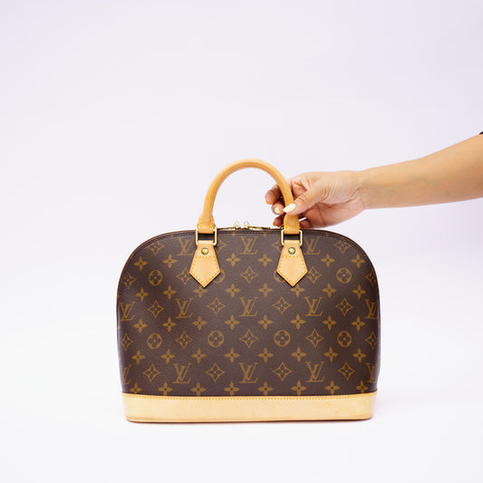 Louis Vuitton 1999 Alma PM  in Monogram Canvas BA1909