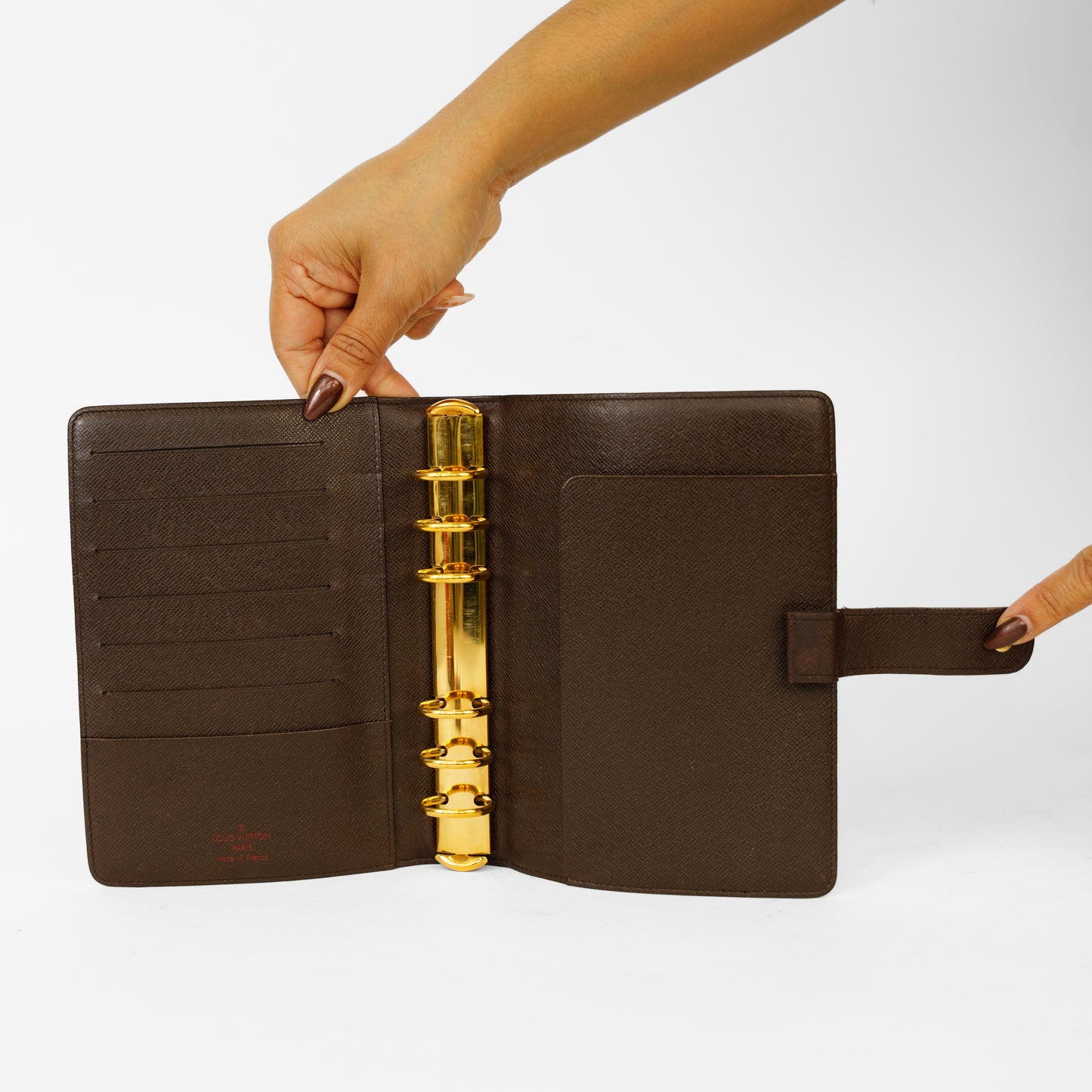 Louis Vuitton Agenda MM in Damier Ebene Canvas 061125B30