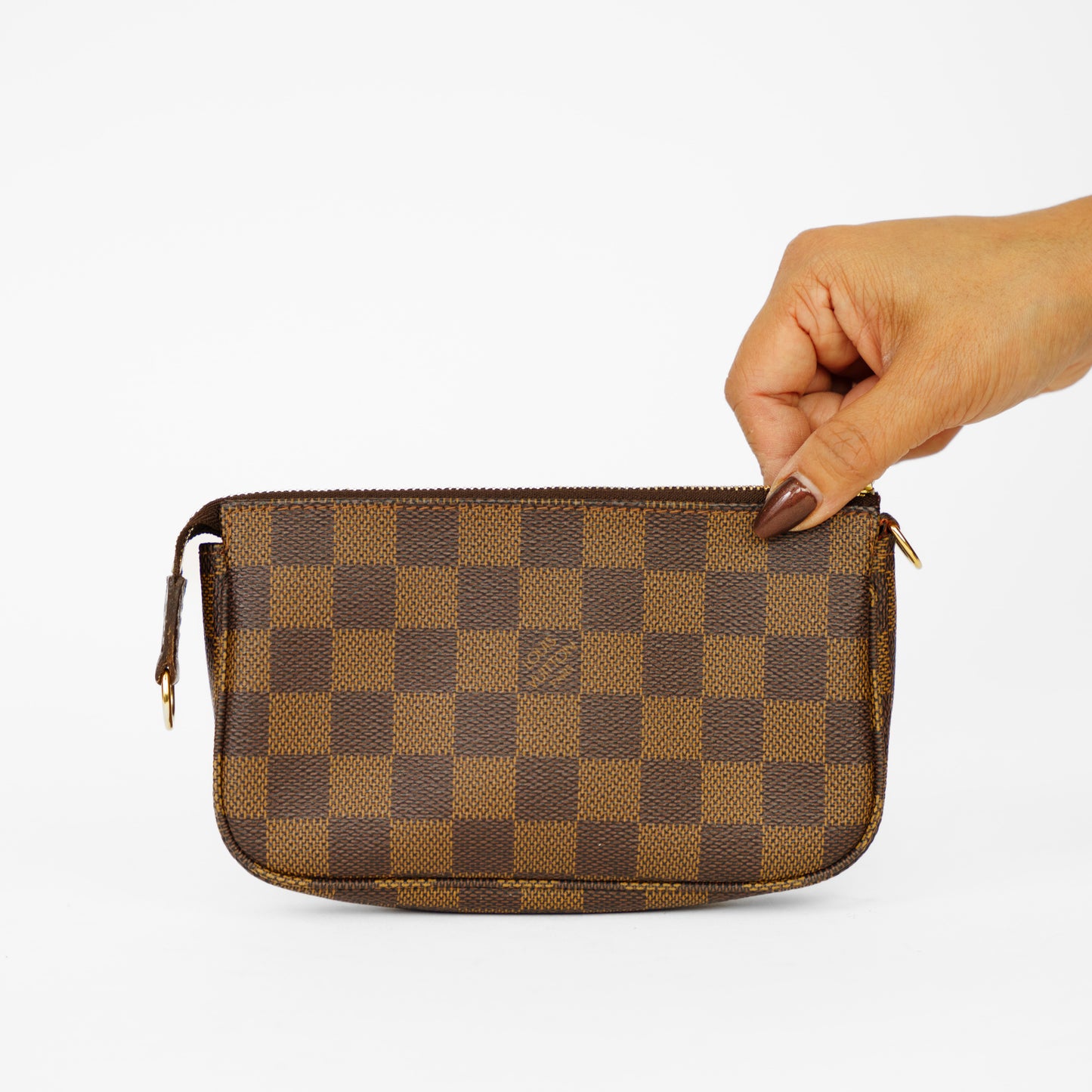 Louis Vuitton Bucket Pouch in Damier Ebene Canvas 061125B37